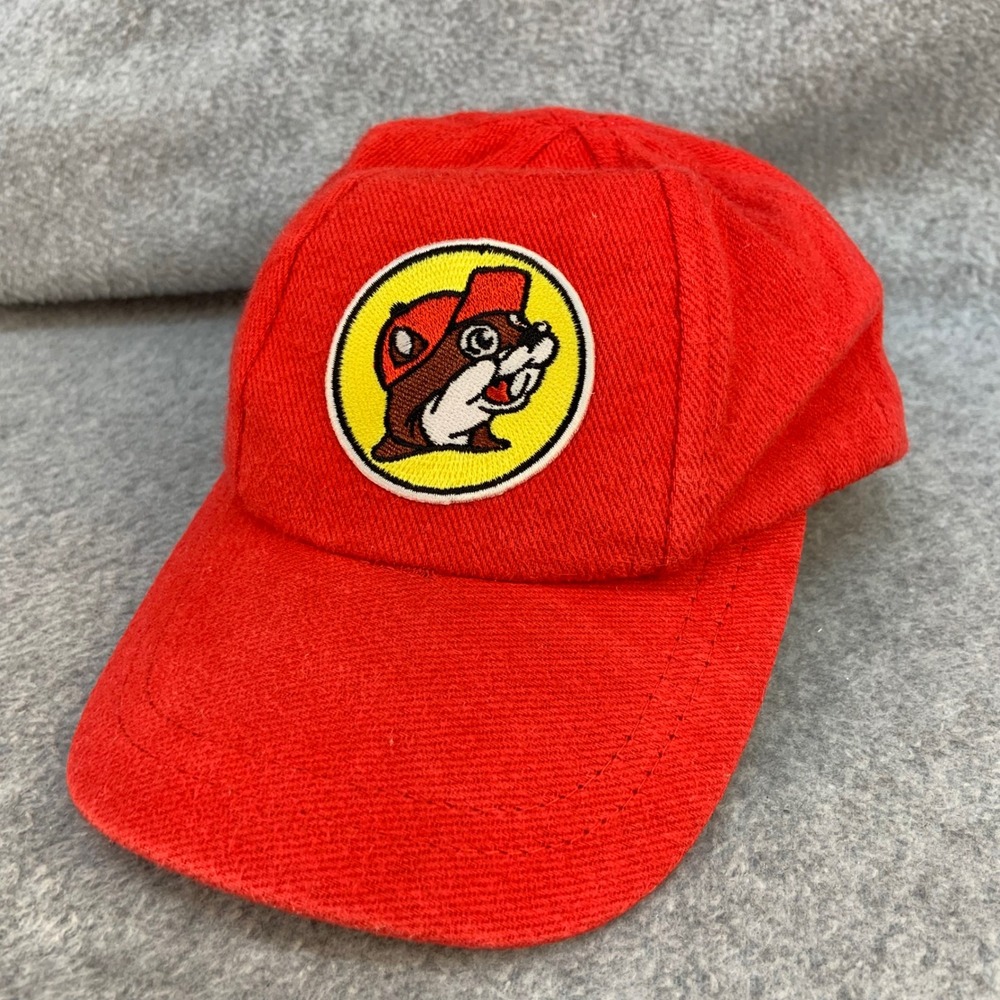 Buc-ee's Logo Patch Newborn Red Buc-ee's Baseball Cap Adjustable Twill Hat